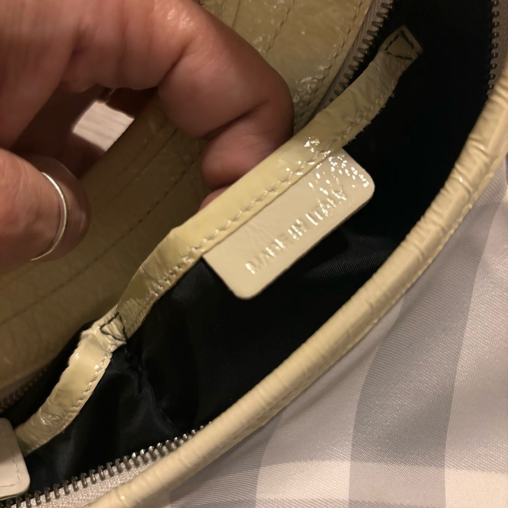 Burberry Ivory Beat Check Canvas Hobo Bag - Picture 14 of 15